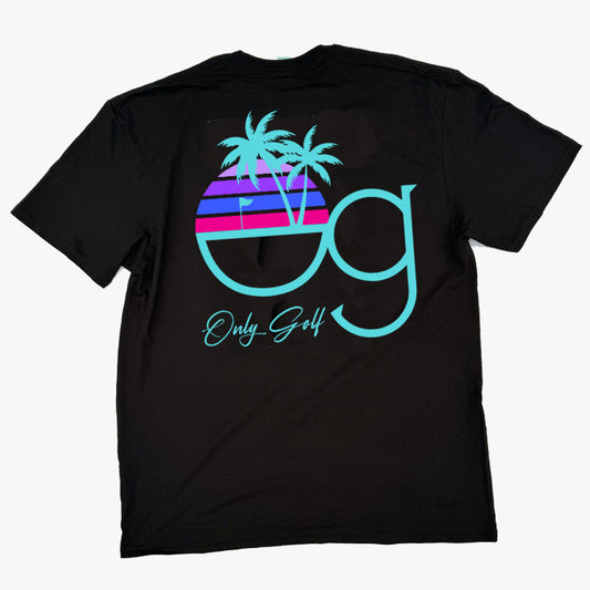 OnlyGolf OG T-shirt - Turquoise Black