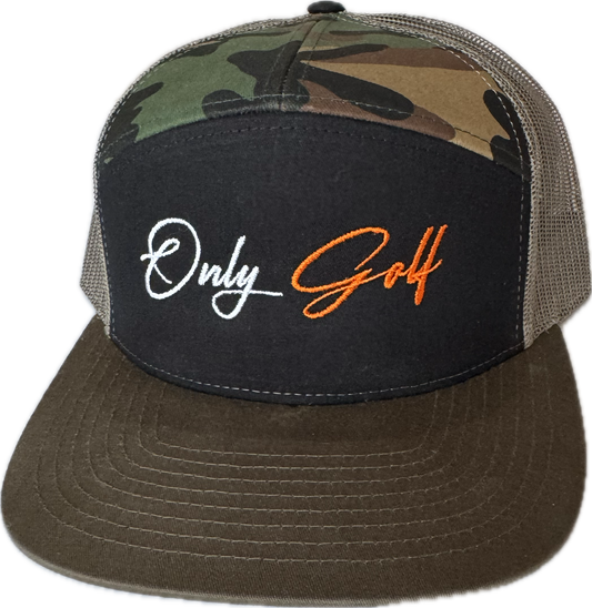 OnlyGolf Camo Script Trucker