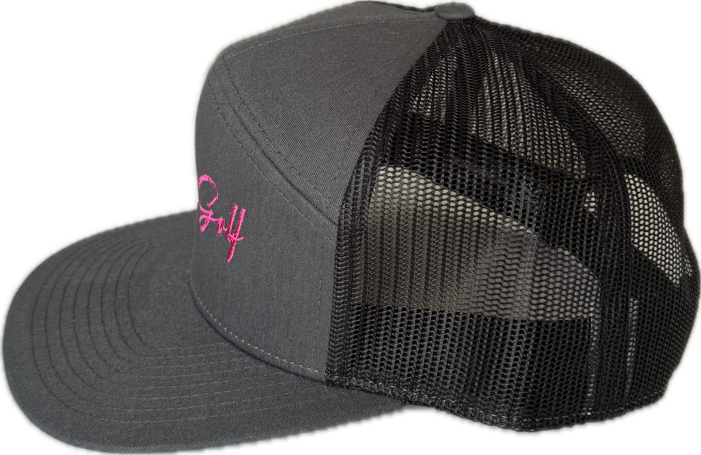 OnlyGolf Pink Script Trucker