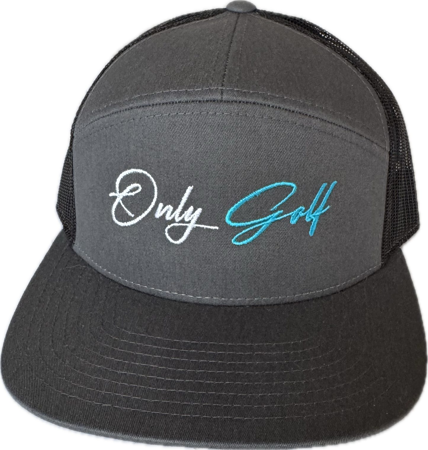 OnlyGolf Turquoise Script Trucker