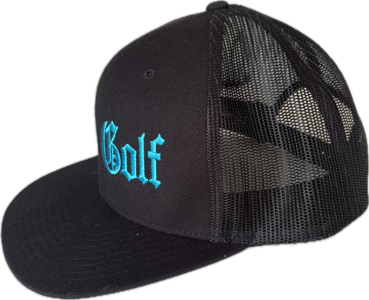 OnlyGolf Old English Trucker Turquoise