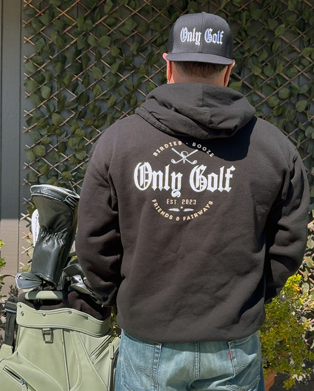 OG OnlyGolf Zip Hoodie - Black