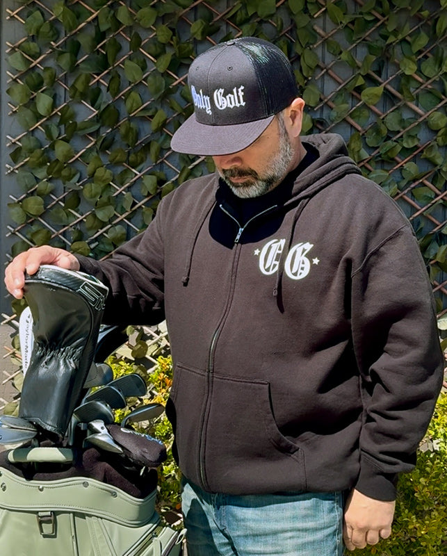 OG OnlyGolf Zip Hoodie - Black