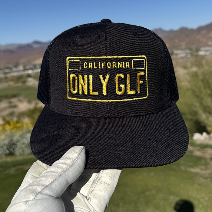 OnlyGolf License Plate Trucker Hat