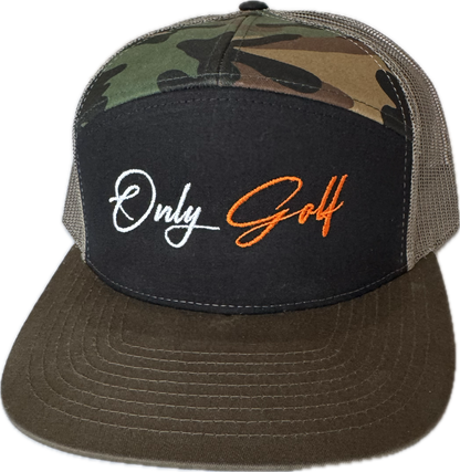 OnlyGolf Camo Script Trucker