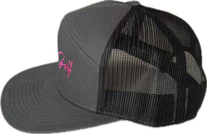 OnlyGolf Pink Script Trucker