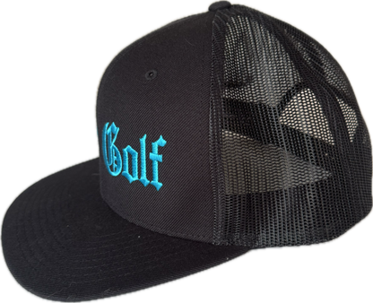 OnlyGolf Old English Trucker Turquoise